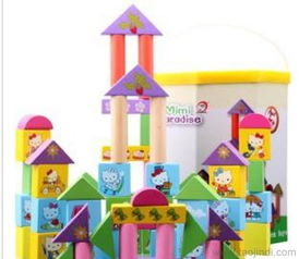 木制大顆粒咪咪樂園積木 開啟幼兒創意與科教之旅